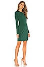 view 2 of 3 Starr Mini Dress in Bottle Green