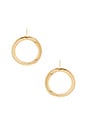 view 1 of 2 PENDIENTES AVILA in Yellow Gold