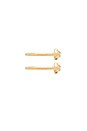 view 2 of 3 Tammy Ring Set Of 2 in Yellow Gold & White Topaz
