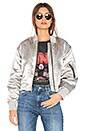 view 1 of 4 Royan Bomber Jacket in Metallic Silver