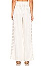 view 3 of 4 Jones Wide Leg Trouser in White Combo