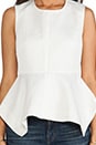 view 4 of 4 Yumi Peplum Top in Ivory