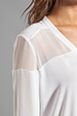 view 4 of 5 Karin Blouse in Chalk White