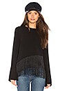 view 1 of 4 Hudson Fringe Top in Black