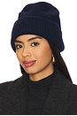view 1 of 3 Rhana Wool Cashmere Beanie in Navy
