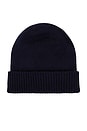 view 3 of 3 Rhana Wool Cashmere Beanie in Navy