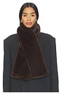 view 1 of 4 x Coco Bodil Scarf in Dark Brown
