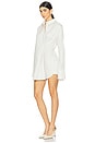 view 2 of 3 Bibas Mini Shirt Dress in Chalk