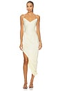 view 1 of 5 x Coco Nico Silk Maxi Dress in Pale Yellow