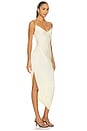 view 2 of 5 x Coco Nico Silk Maxi Dress in Pale Yellow