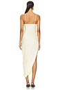 view 4 of 5 x Coco Nico Silk Maxi Dress in Pale Yellow