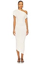 view 1 of 3 Lian Twist Midi Dress in Bone