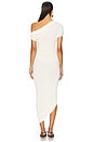 view 3 of 3 Lian Twist Midi Dress in Bone