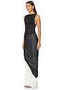 view 4 of 5 Via Asym Maxi Dress in Black