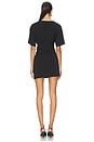 view 3 of 4 Ira Twisted Tee Dress in Black
