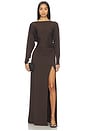 view 1 of 4 Ingrid Gown in Espresso