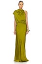 view 1 of 5 Noss Gown in Peridot Green