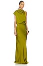 view 2 of 5 Noss Gown in Peridot Green