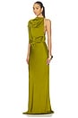 view 3 of 5 Noss Gown in Peridot Green