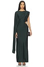 view 1 of 5 Ingrida Maxi Dress in Dark Emerald