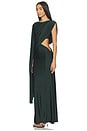 view 3 of 5 Ingrida Maxi Dress in Dark Emerald