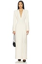 view 4 of 5 Lovise Polished Crepe Maxi Dress in Ivory