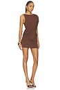 view 2 of 5 Thea Mini Dress in Chocolate Brown