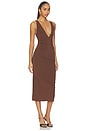 view 2 of 4 VESTIDO PRAVA in Chocolate Brown