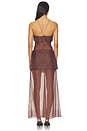 view 3 of 4 Athina Maxi Dress in Chocolate Brown