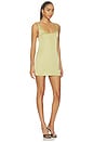 view 2 of 4 Veda Mini Dress in Pale Olive Green