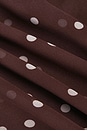view 4 of 4 MALENE ドレス in Chocolate Dot