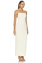 view 2 of 4 x Blake Evin Dani Polished Crepe Maxi Dress in Ivory