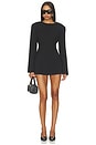 view 2 of 5 Jan Classic Suiting Mini Dress in Black
