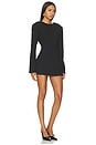 view 4 of 5 Jan Classic Suiting Mini Dress in Black