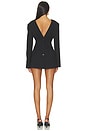 view 5 of 5 Jan Classic Suiting Mini Dress in Black