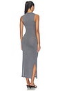 view 5 of 5 Hadyn Wrap Sleeve Dress in Grey
