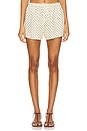 view 1 of 7 Paola Short in Pastel Yellow