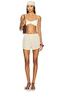 view 5 of 7 Paola Short in Pastel Yellow