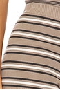 view 6 of 7 Cydnee Striped Knit Short in Taupe Stripe