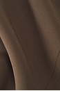 view 7 of 7 Naftali Polished Crepe Mini Shorts in Ganache