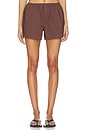 view 1 of 7 Aven Short in Chocolate