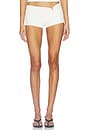 view 1 of 7 x Jasmine Tookes Silvana Knit Micro Short in Ivory