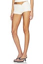 view 3 of 7 x Jasmine Tookes Silvana Knit Micro Short in Ivory