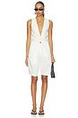 view 5 of 7 Iyla Long Short in White