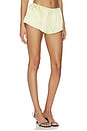 view 2 of 7 Roux Silk Short in Pale Yellow