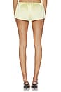 view 4 of 7 Roux Silk Short in Pale Yellow
