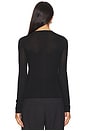 view 3 of 4 Alexander Sheer Knit Cardigan in Black