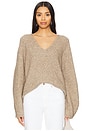 view 1 of 4 Jay Sweater in Heather Brown