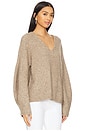 view 2 of 4 Jay Sweater in Heather Brown