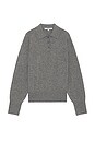 view 6 of 7 Hansen Wool Cashmere Sweater in Dark Heather Grey